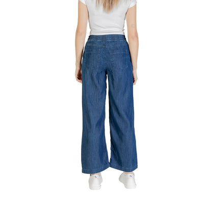 Blue Lyocell Mom Jeans