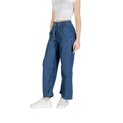 Blue Lyocell Mom Jeans