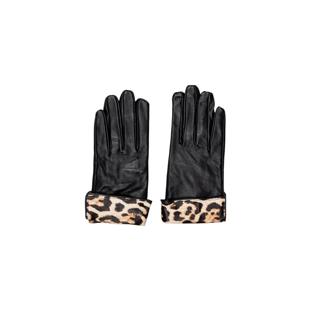 Black Leather Gloves