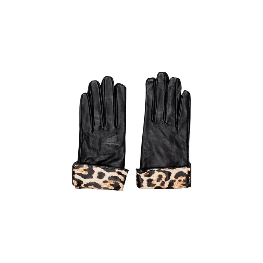Black Leather Gloves