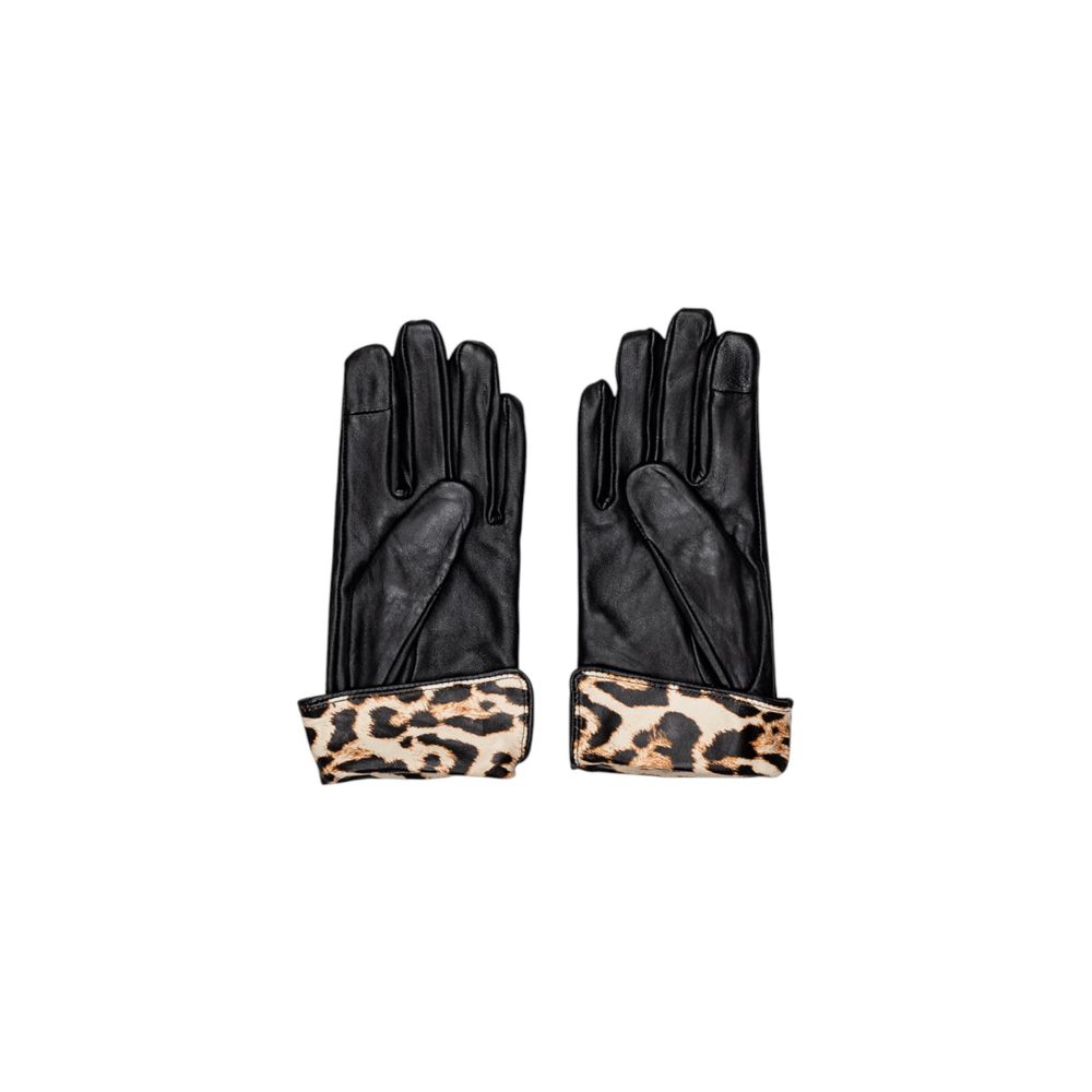 Black Leather Gloves