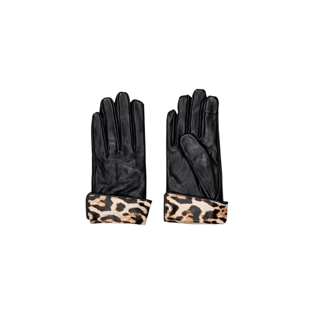 Black Leather Gloves