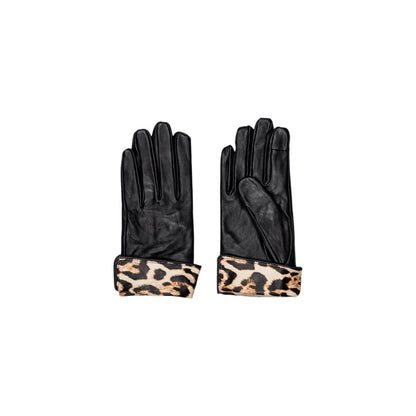 Black Leather Gloves