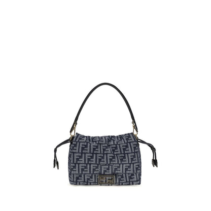 Blue Cotton Shoulder Bag