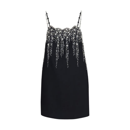 Black Wool Oves Aries Cocktail Dress