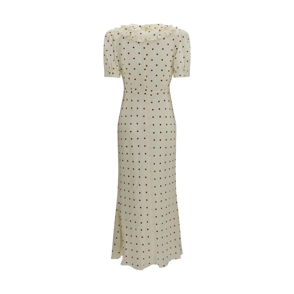 Beige Silk Casual Dress