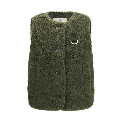 Bicolor Recycled Polyester Sleeveless Jacket