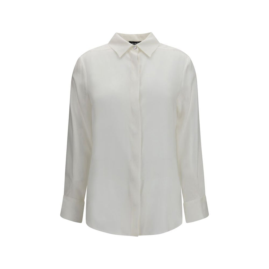 White Silk Dress Shirt