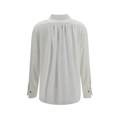 White Silk Dress Shirt