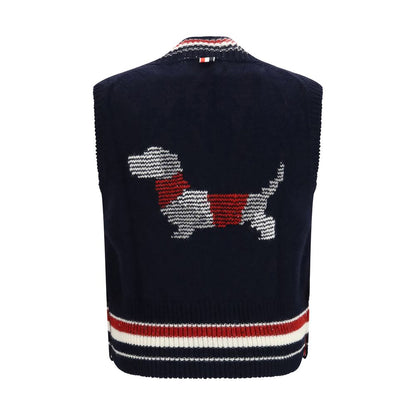 Blue Wool Oves Aries Sleeveles Sweater