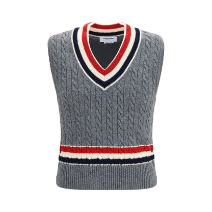 Gray Wool Oves Aries Sleeveles Sweater