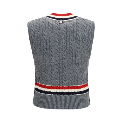 Gray Wool Oves Aries Sleeveles Sweater