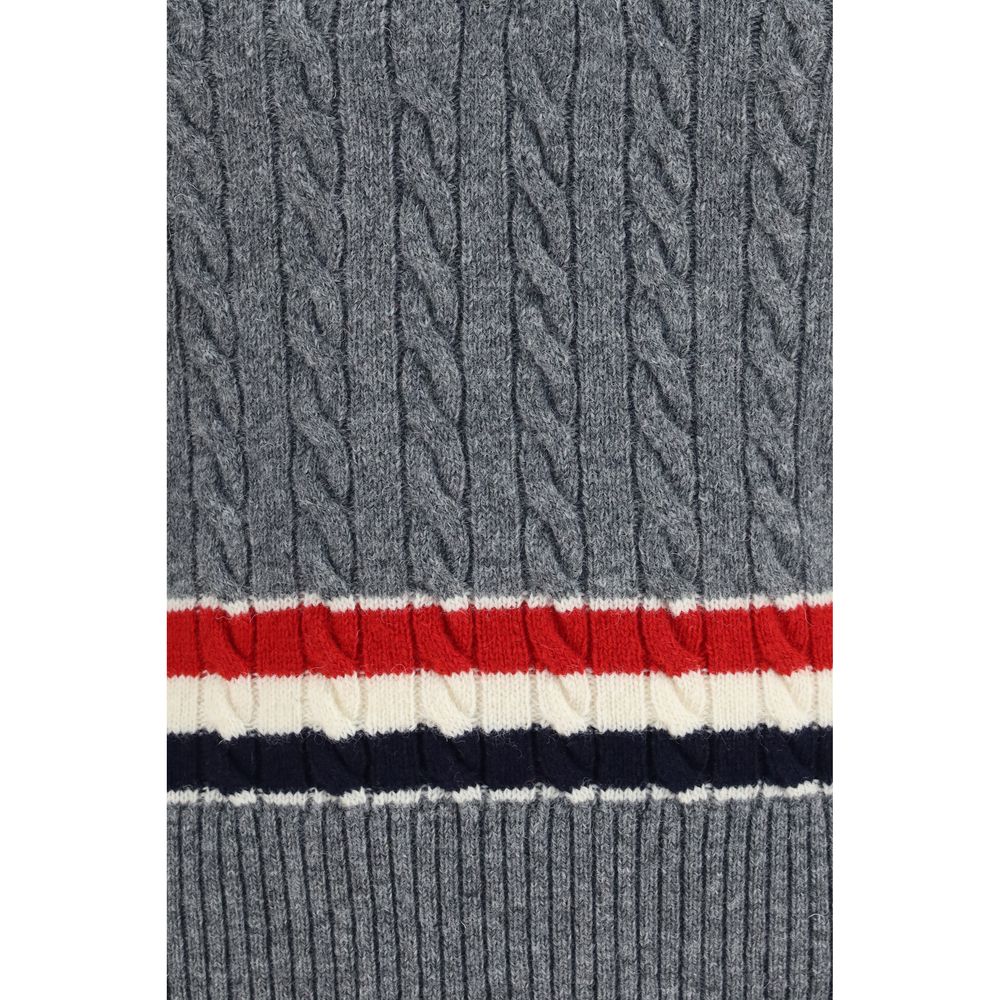Gray Wool Oves Aries Sleeveles Sweater