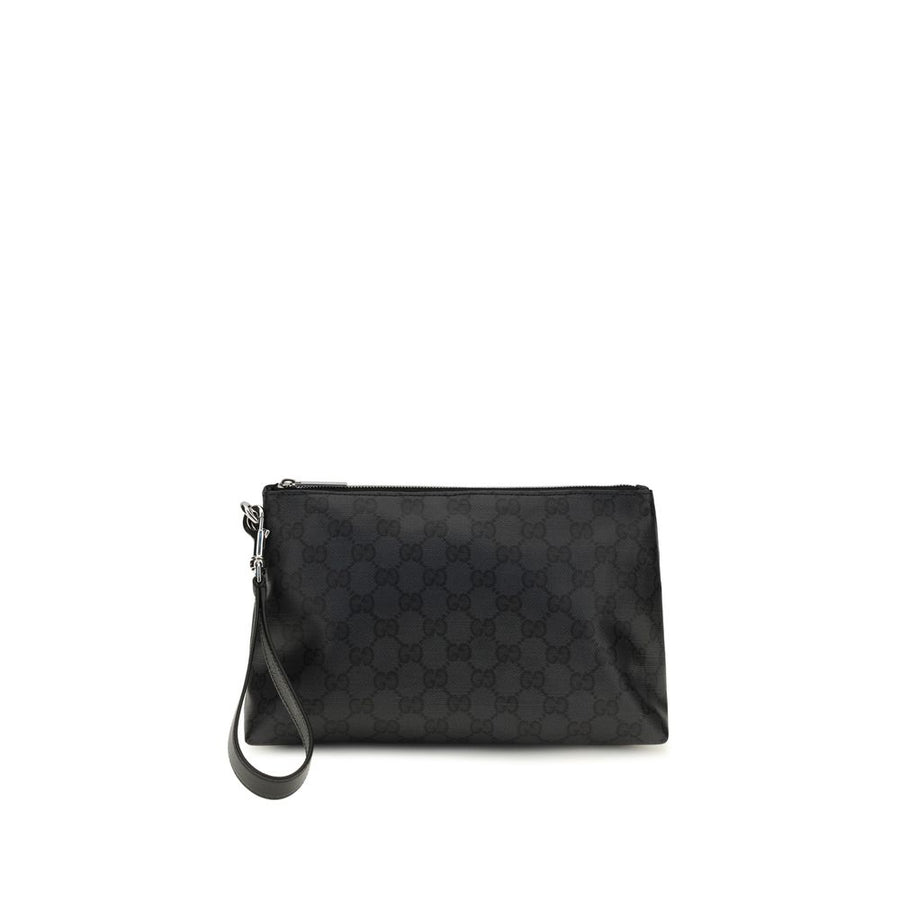 Black Fabric Shoulder Bag