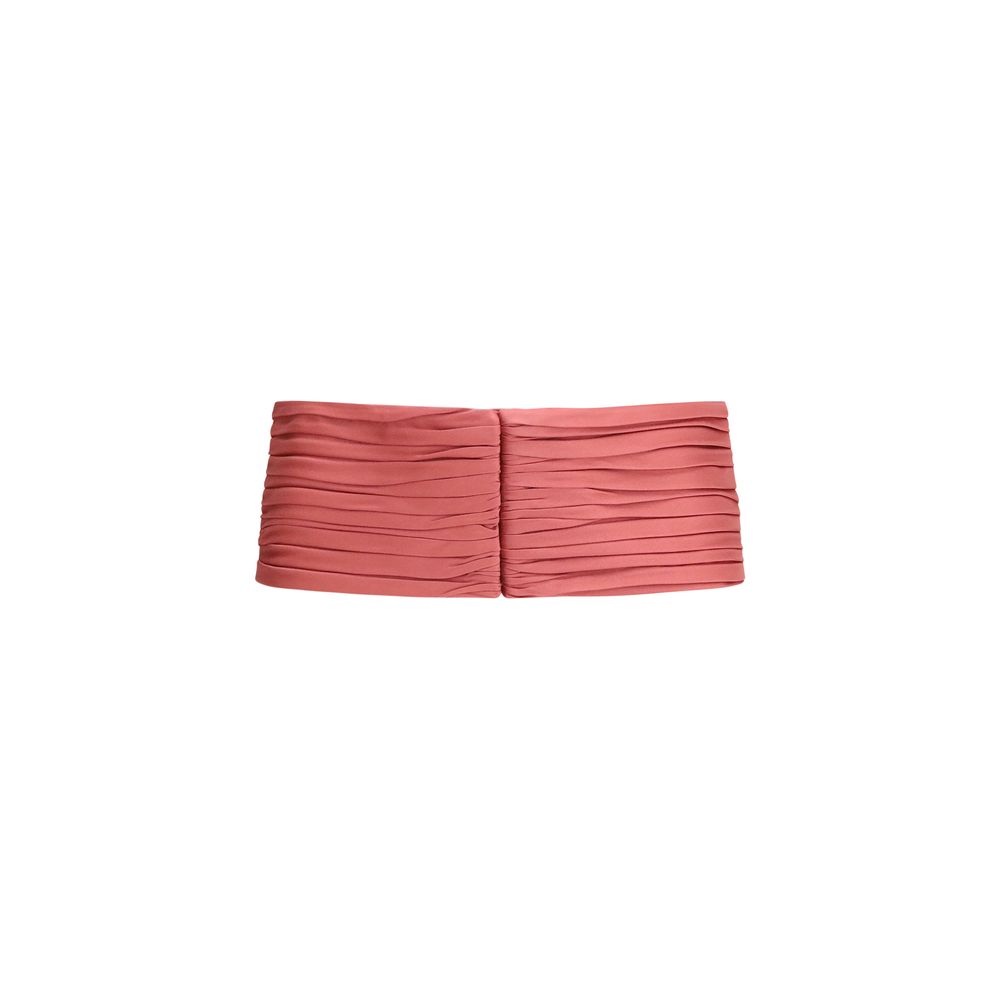 Multicolor Viscose High-Waist Belt