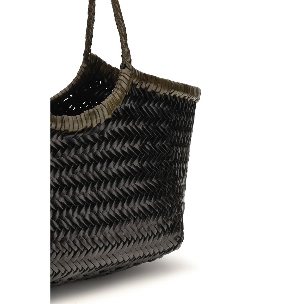 Bicolor Calf Leather Bos Taurus Handbag