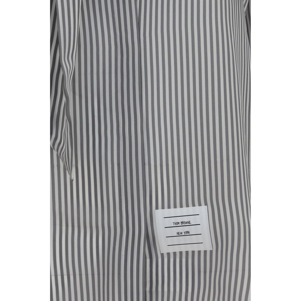 Gray Silk Pattern Shirt