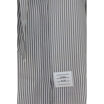 Gray Silk Pattern Shirt