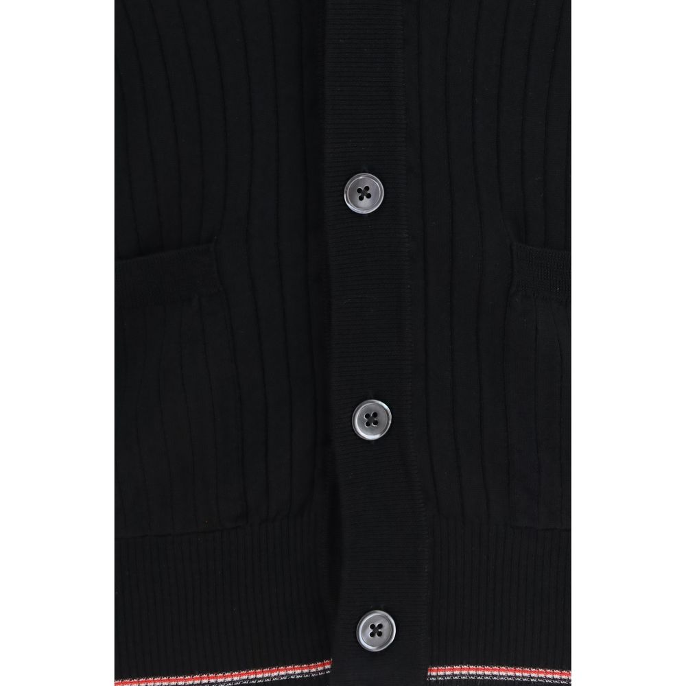 Black Wool Oves Aries Cardigan