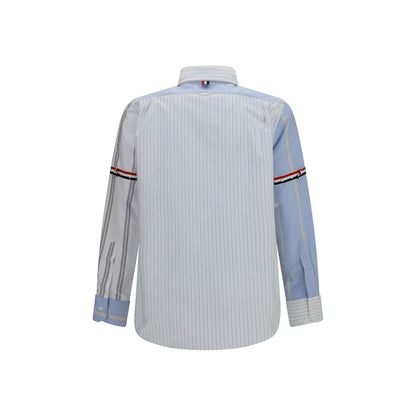 Blue Cotton Pattern Shirt