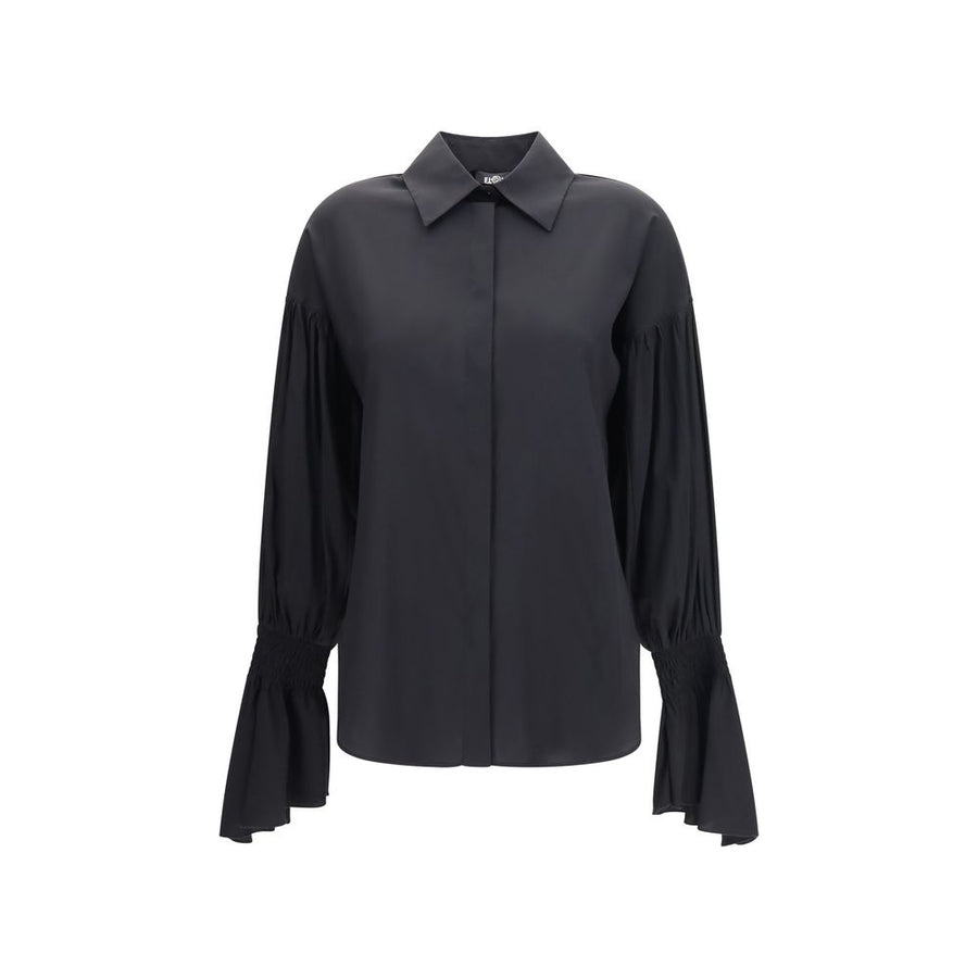 Black Silk Blouse