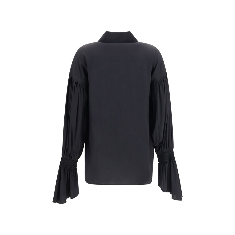 Black Silk Blouse