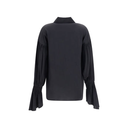Black Silk Blouse