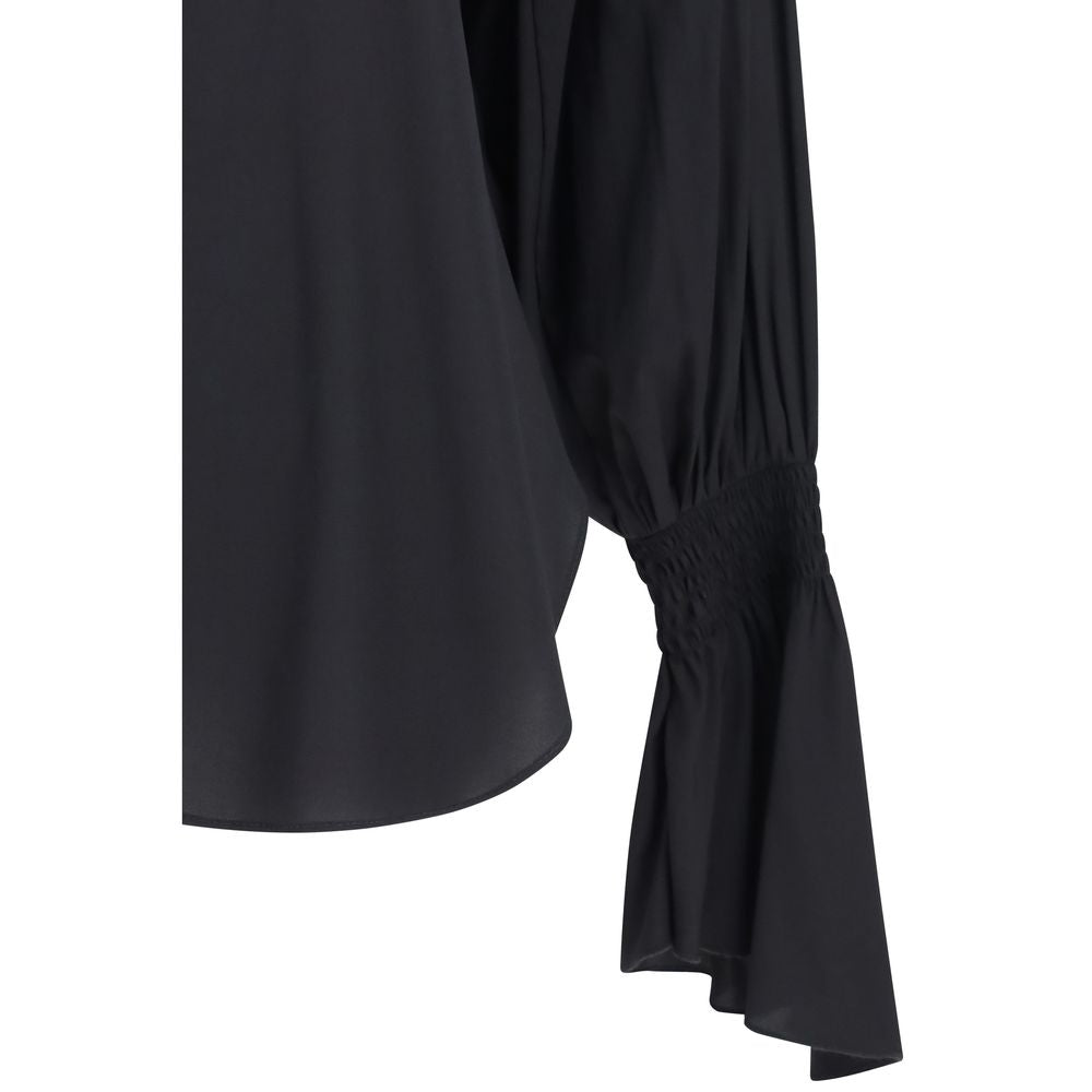 Black Silk Blouse