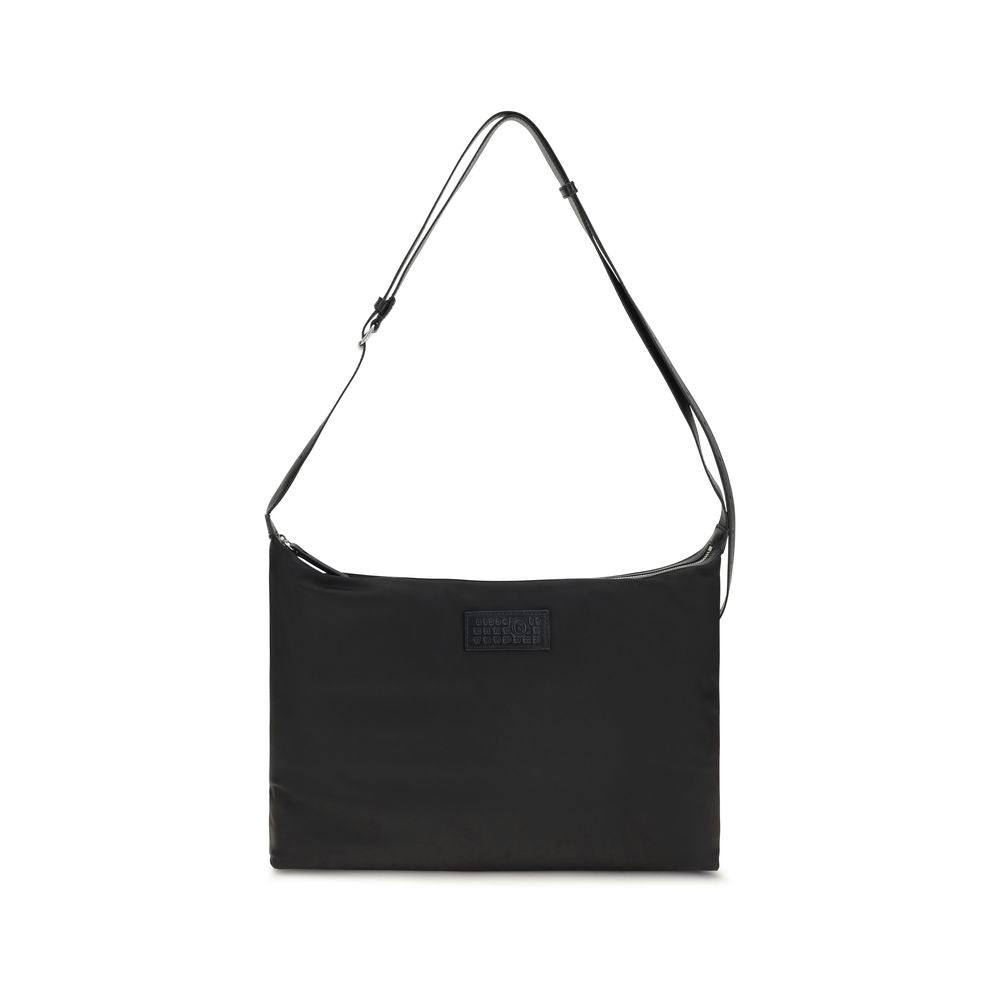 Black Polyamide Shoulder Bag