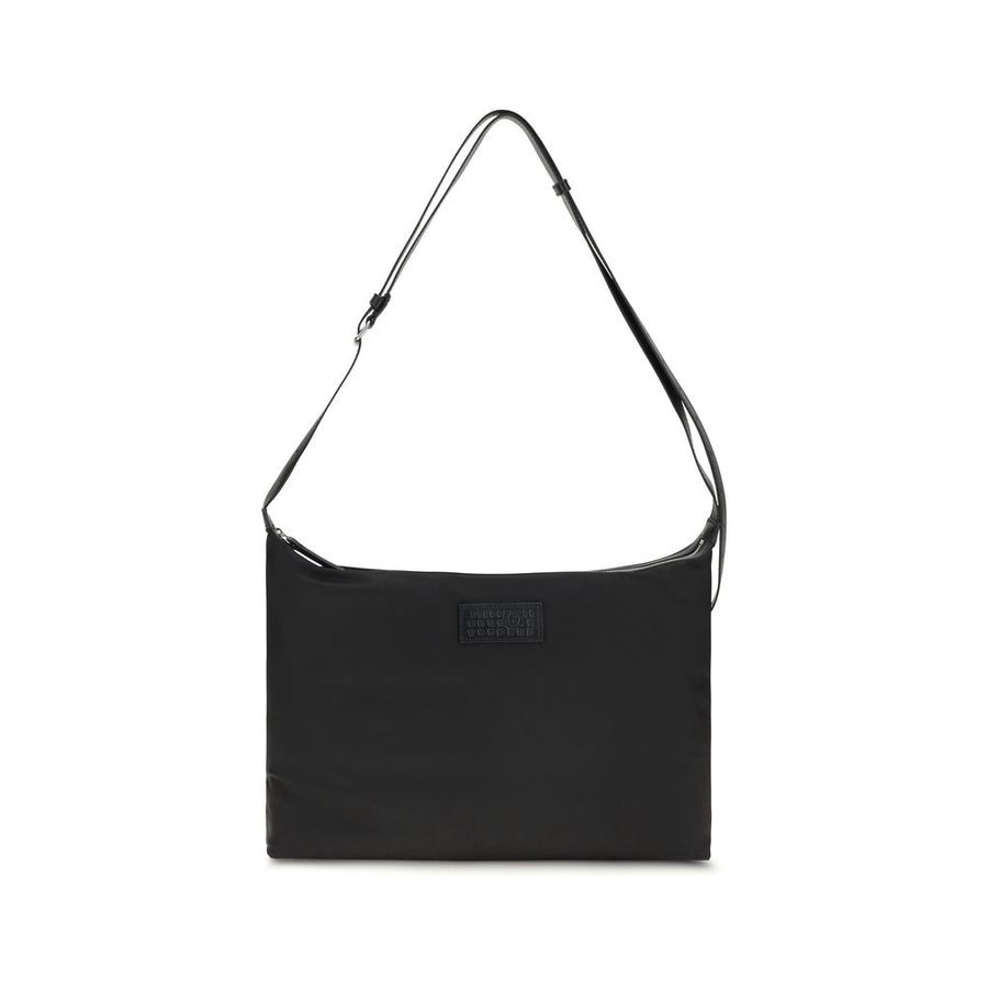 Black Polyamide Shoulder Bag