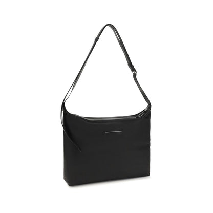 Black Polyamide Shoulder Bag