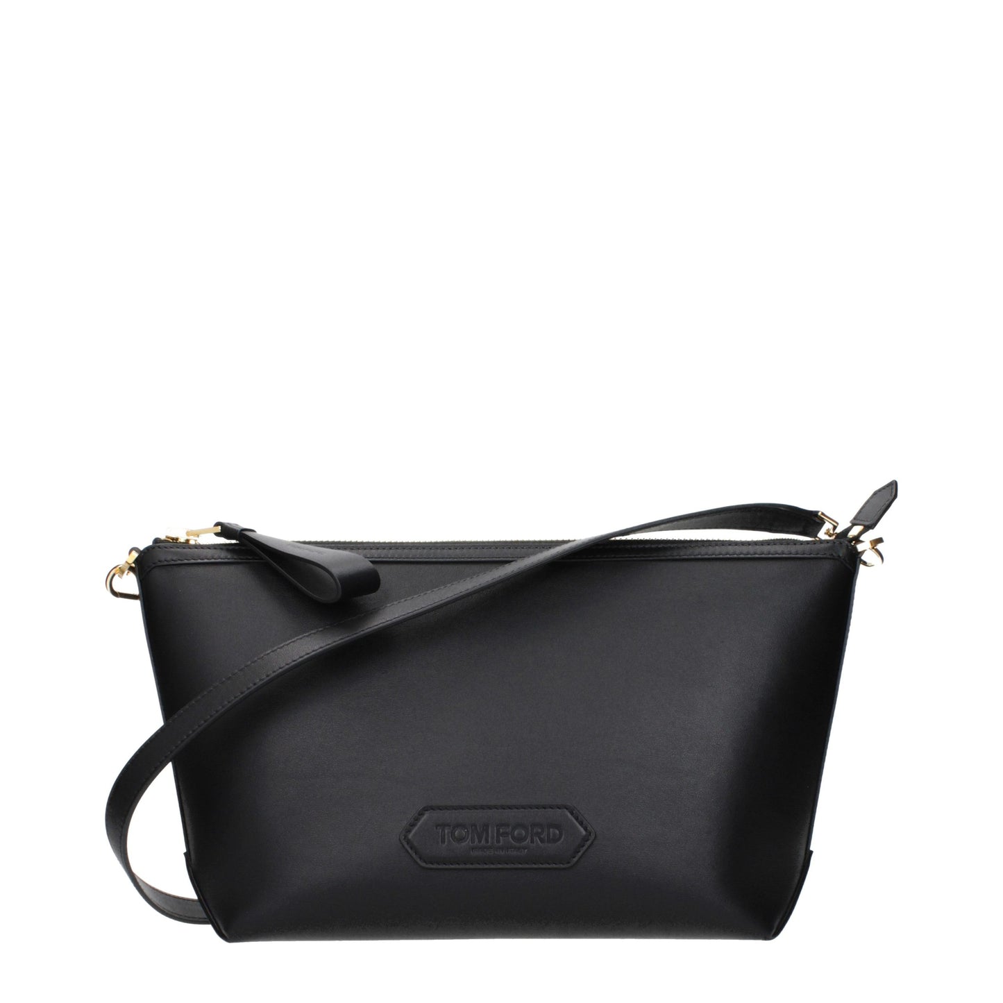 Black Leather Crossbody Bag