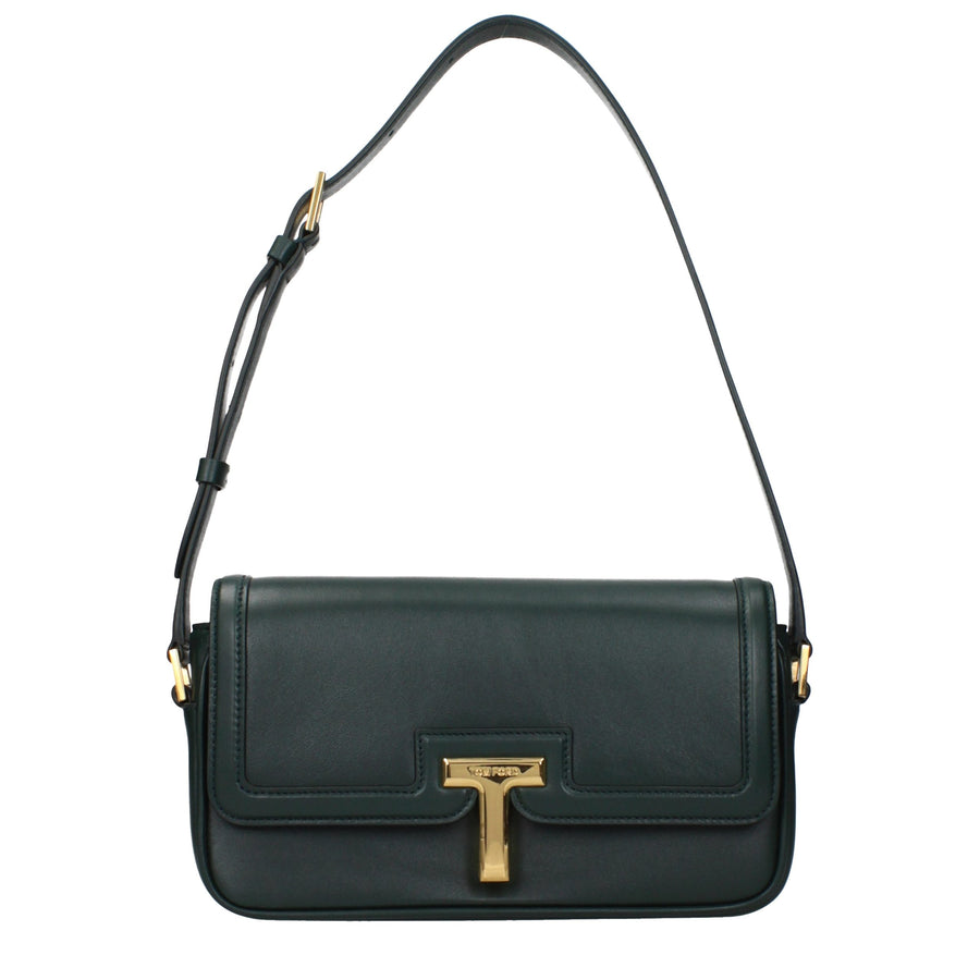 Green Leather Shoulder Bag