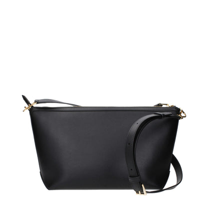 Black Leather Crossbody Bag