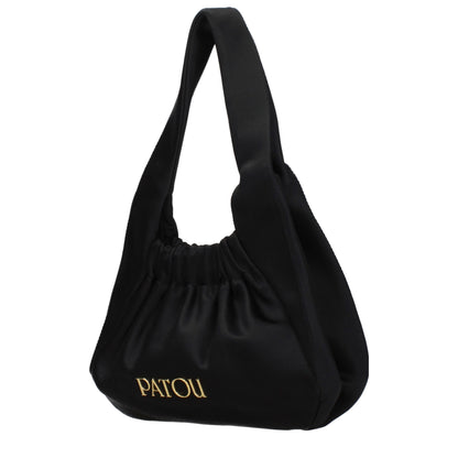 Black Fabric Handbag