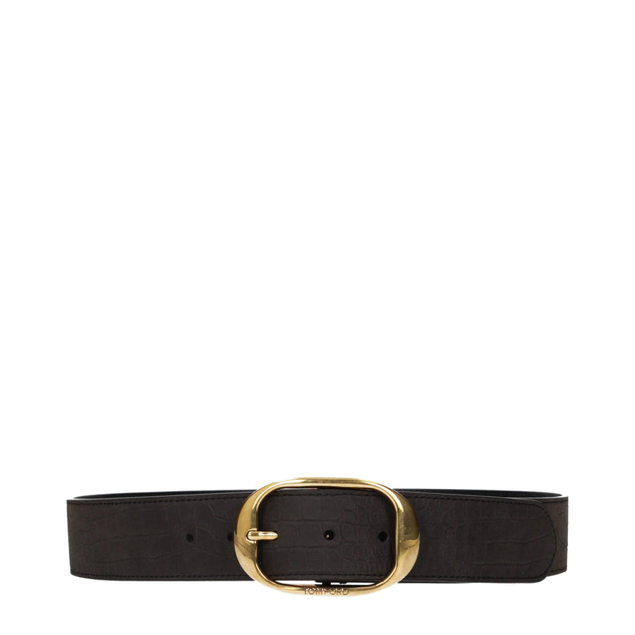 Brown Leather Regular Belt