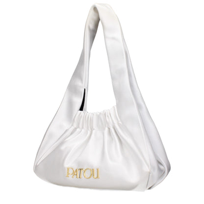 White Fabric Handbag