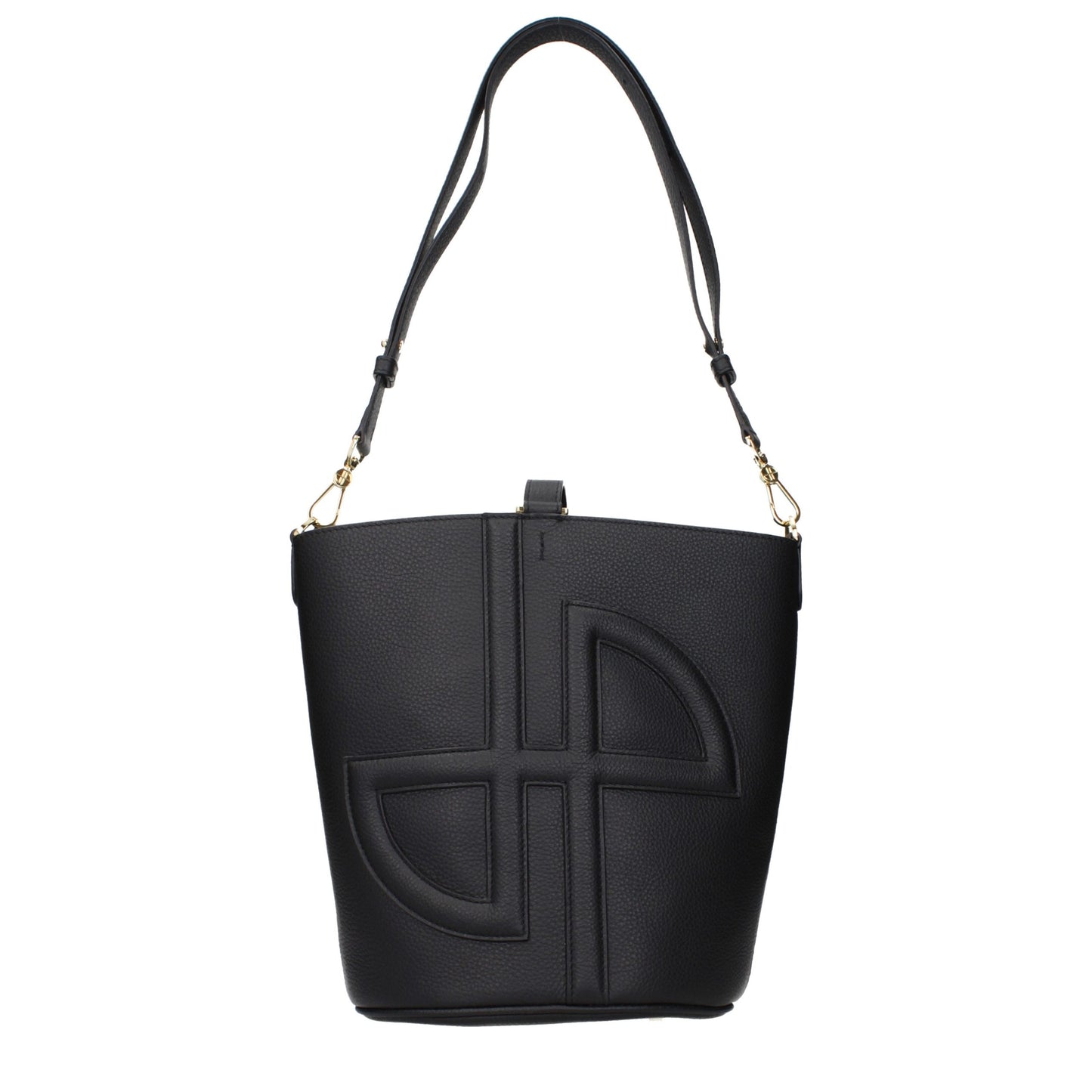 Black Leather Crossbody Bag