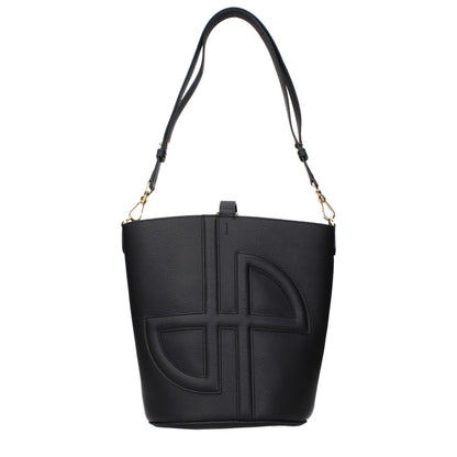 Black Leather Crossbody Bag