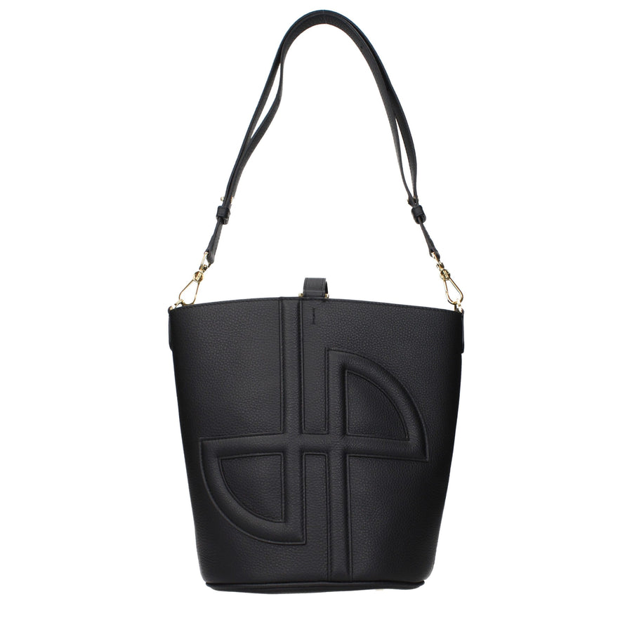 Black Leather Crossbody Bag