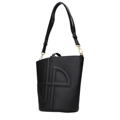 Black Leather Crossbody Bag