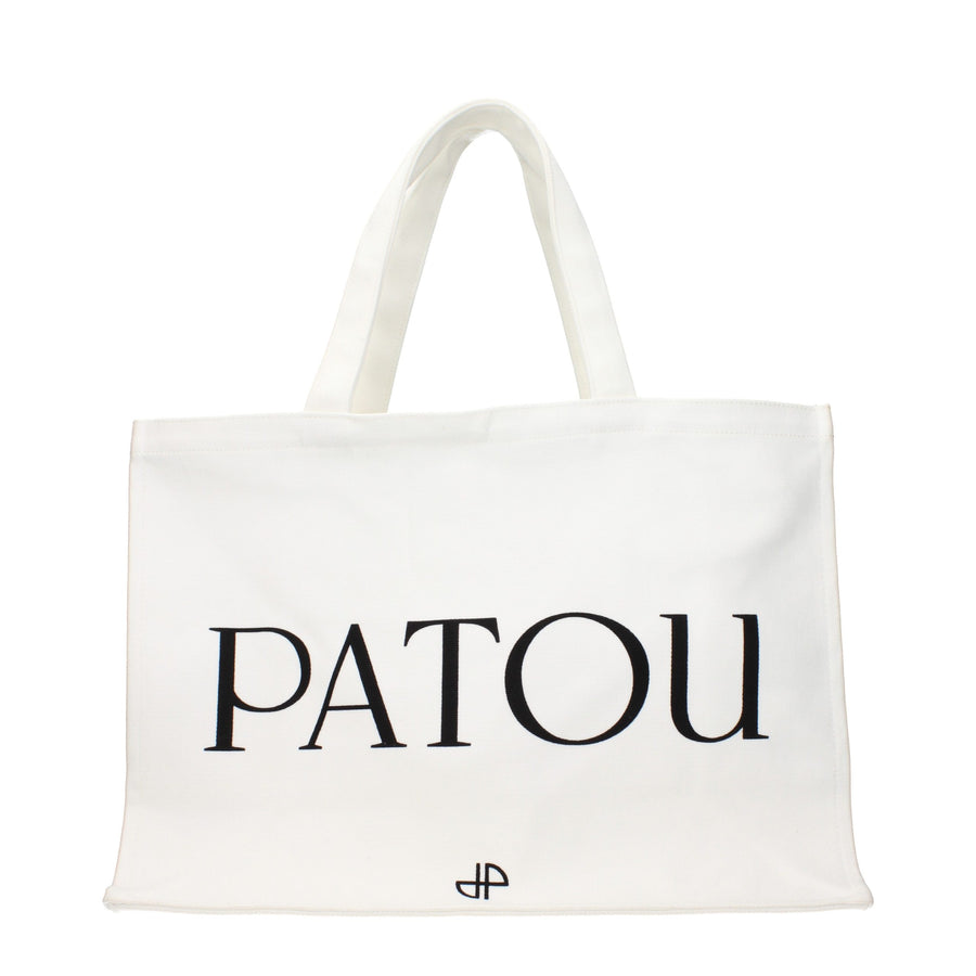 White Fabric Handbag