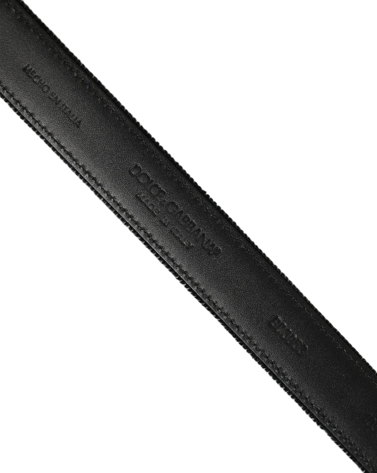 Black Cotton Metal Buckle Classic Men Belt