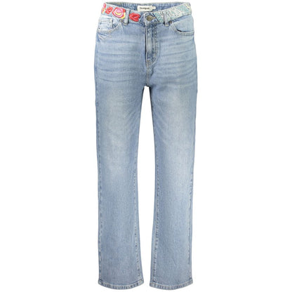 Azzurro Cotton Womens Jeans