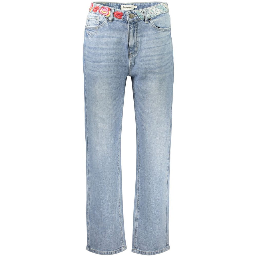 Azzurro Cotton Womens Jeans