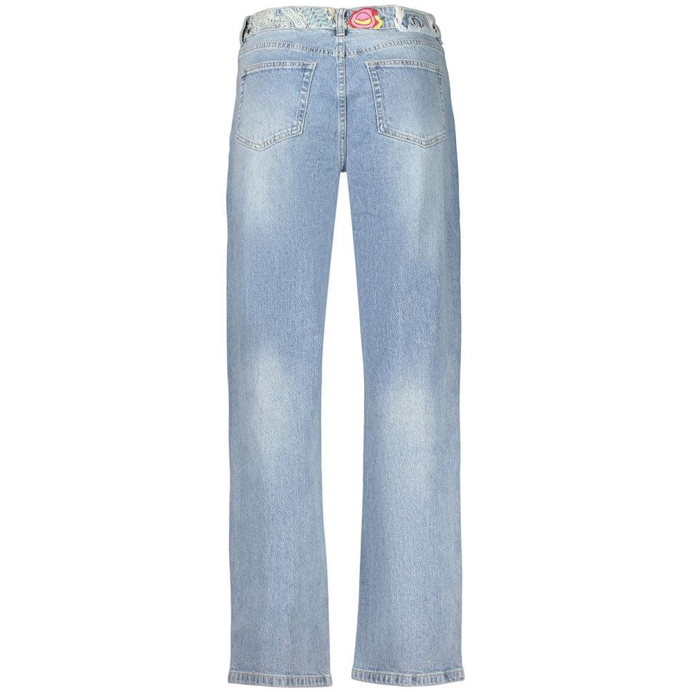 Azzurro Cotton Womens Jeans
