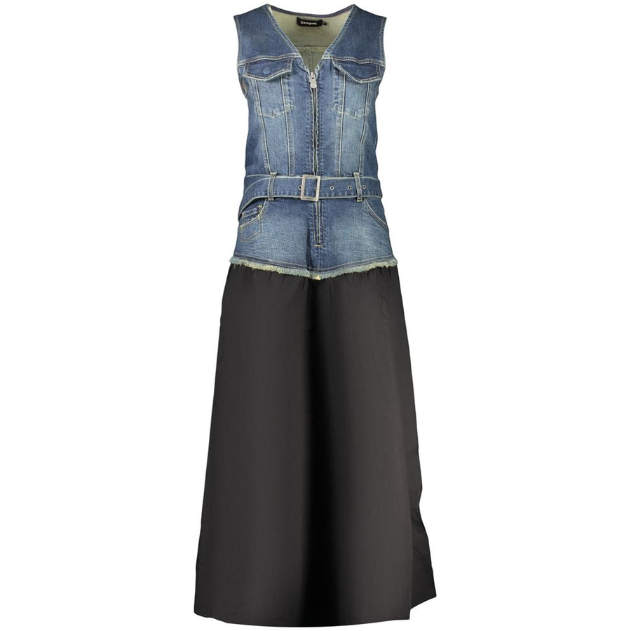 Black Cotton Women's Dress