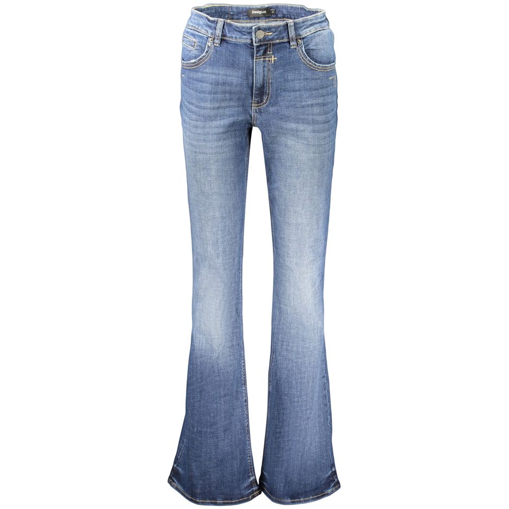Blue Cotton Women's Jeans