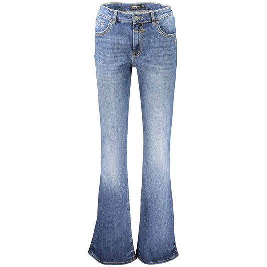 Blue Cotton Women's Jeans