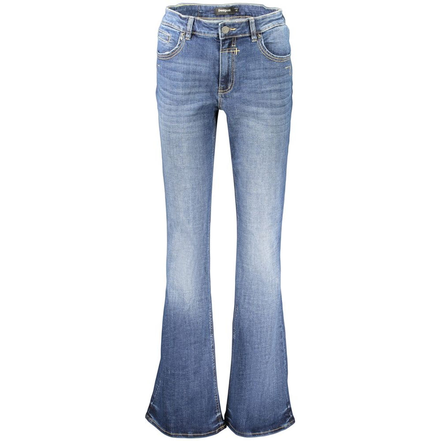 Blue Cotton Women's Jeans